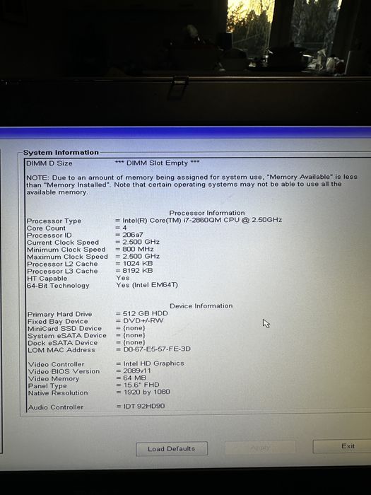 Dell Precision M4600