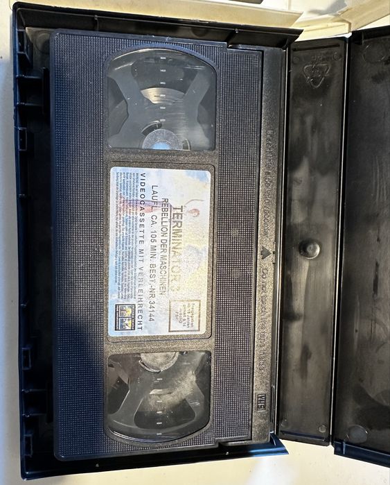 schwarzenegger terminator 2 & 3 VHS