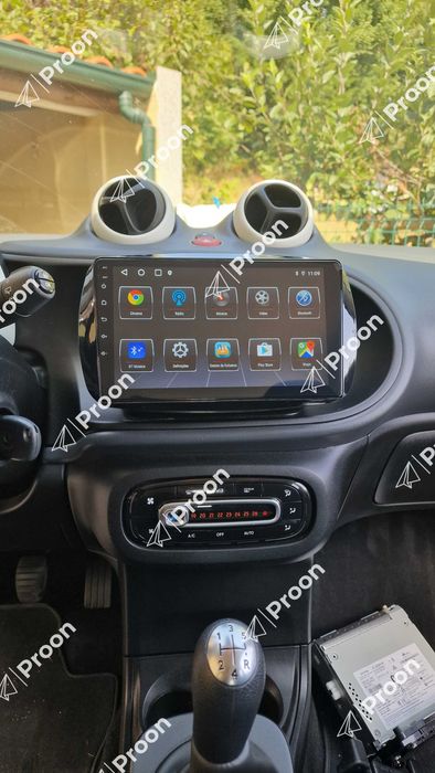 Auto Rádio Smart 453 2 Din  Ano 2016 até 2020