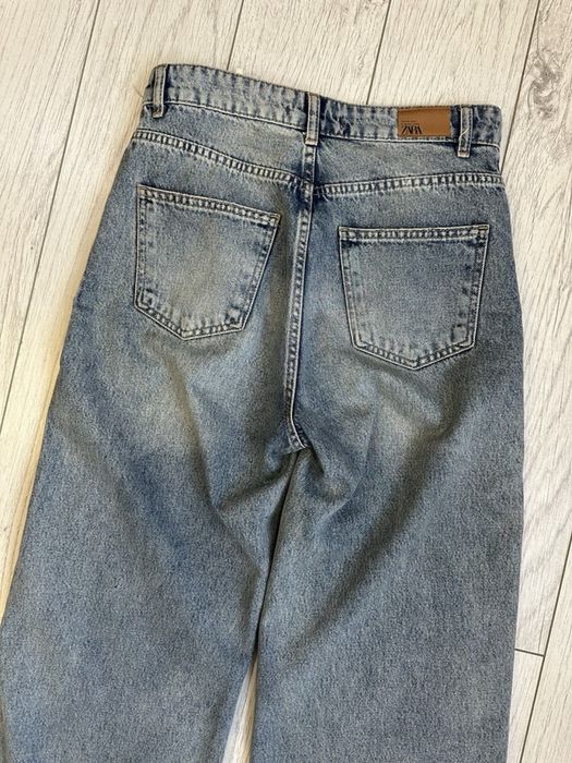 джинсы зара широкие