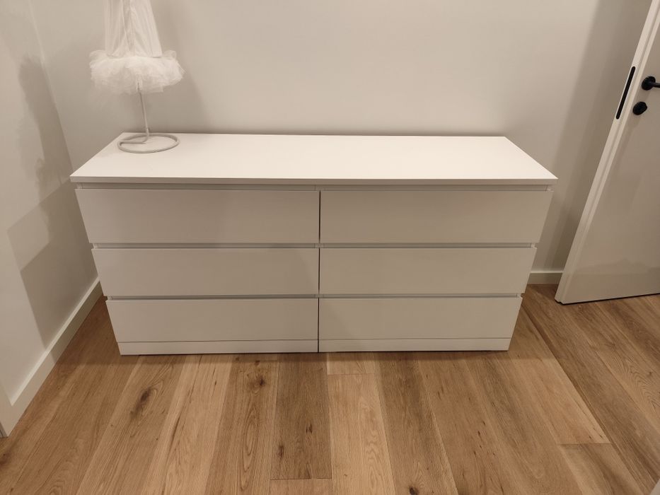 Cómoda Dupla Malm - Lacada a Branco - Rigorosamente nova! - 1,6 MTS de Largura