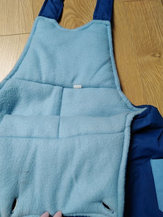 Kurtka zimowa chłopięca, 74cm, spodnie ocieplane