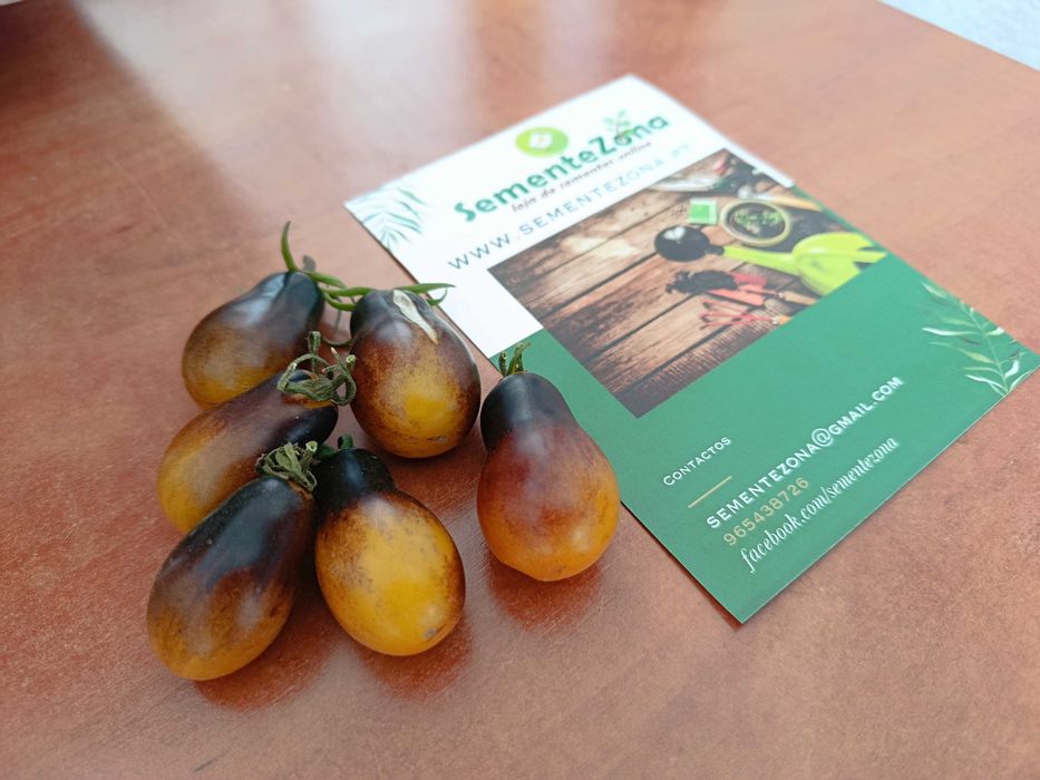 15 Sementes - Tomate Pera Indigo - Solanum lycopersicum