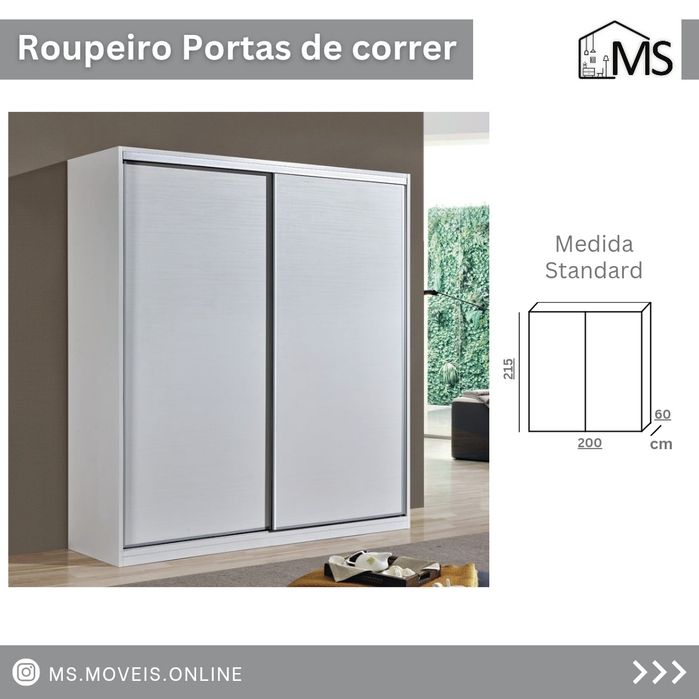 Roupeiro portas de correr - NOVOS