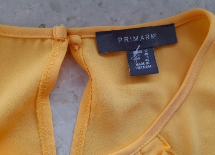 Nowa żółta sukienka Primark 38/40 elegancka jak Monnari