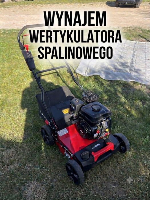 Wertykulator spalinowy CEDRUS WR01 z koszem – Wynajem