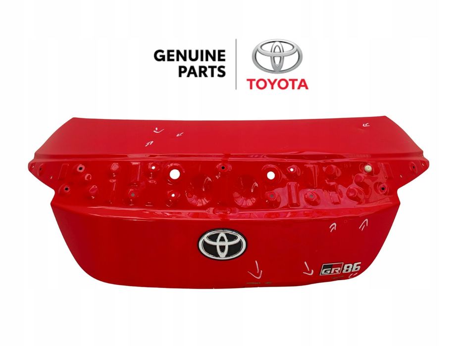 TOYOTA GT86 GR86 II 2 2021- KLAPA POKRYWA BAGAŻNIKA TYŁ TYLNA ÷