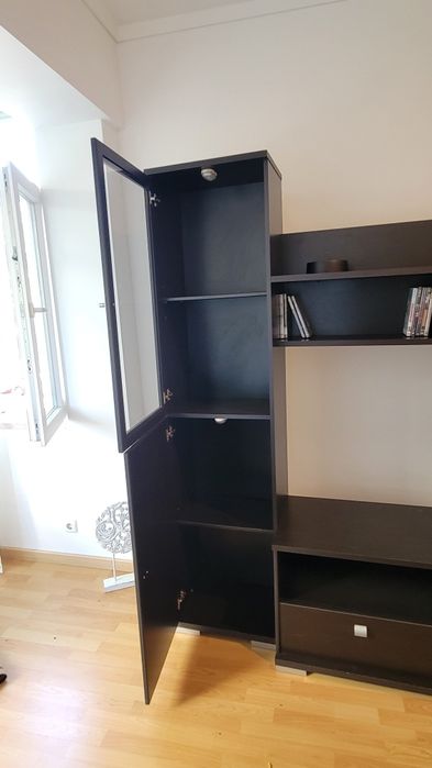 Móvel de Sala com Cristaleira - Estante