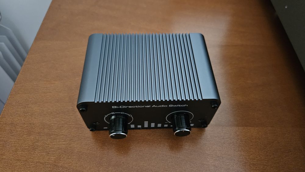 Comutador som in e out, Novo