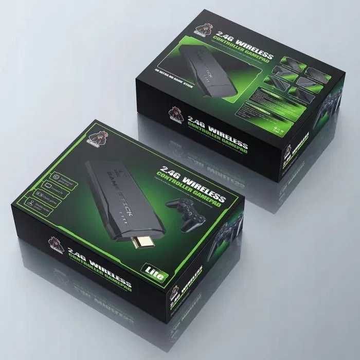 GRA TELEWIZYJNA 20 000 GIER 2 Pady HDMI Konsola Stick Dziecko PS1