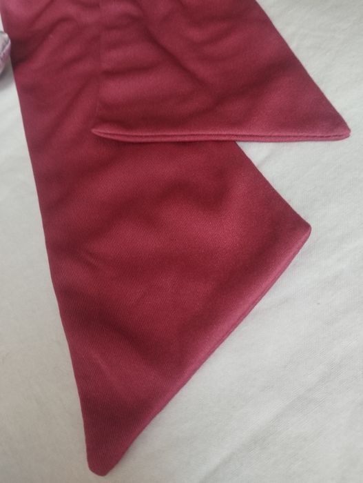 Твилли атласная лента twilly, поясок бант на шею галстук, пыльная роза