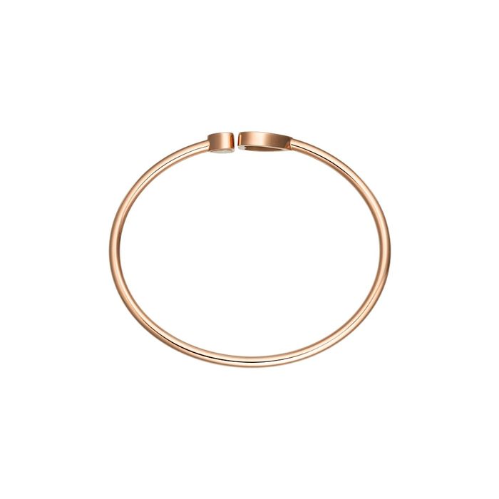 Chopard Happy Hearts Rose Gold Malachite Diamont Bangle