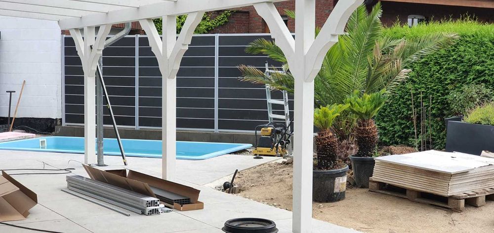 NOWOŚĆ ! Ogrodzenie panelowe WPC kompozytowo - aluminiowe, PROMOCJA