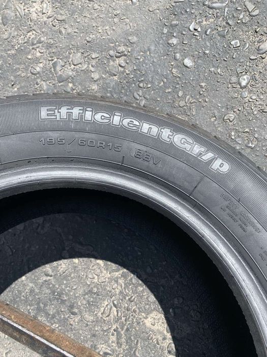 Шини 195/60 R15 пара Goodyear літо, 6мм