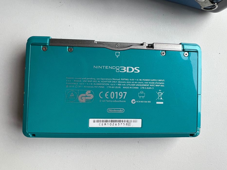 Nintendo 3DS Turkusowy + etui piękny