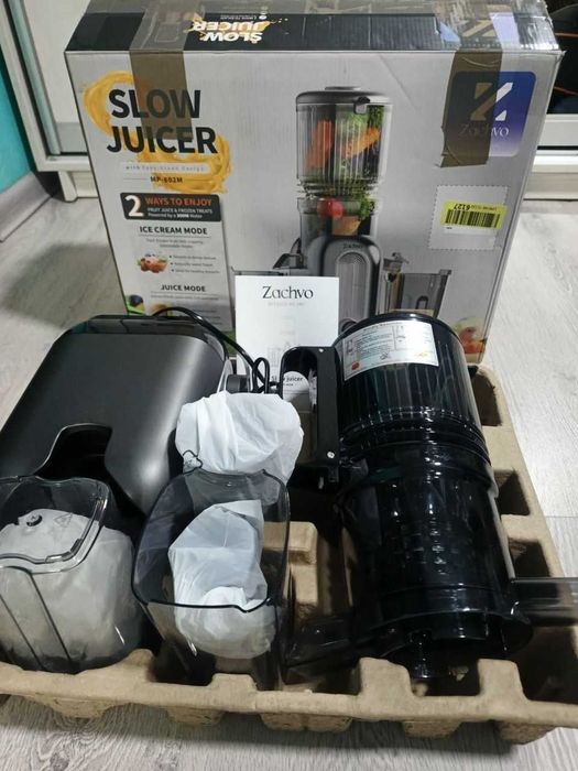 Шнекова Соковитискач Zachvo MP-802M Slow Juicer
