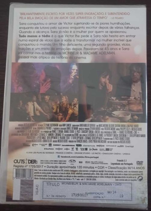 raro dvd: “Monsieur & Madame Adelman”