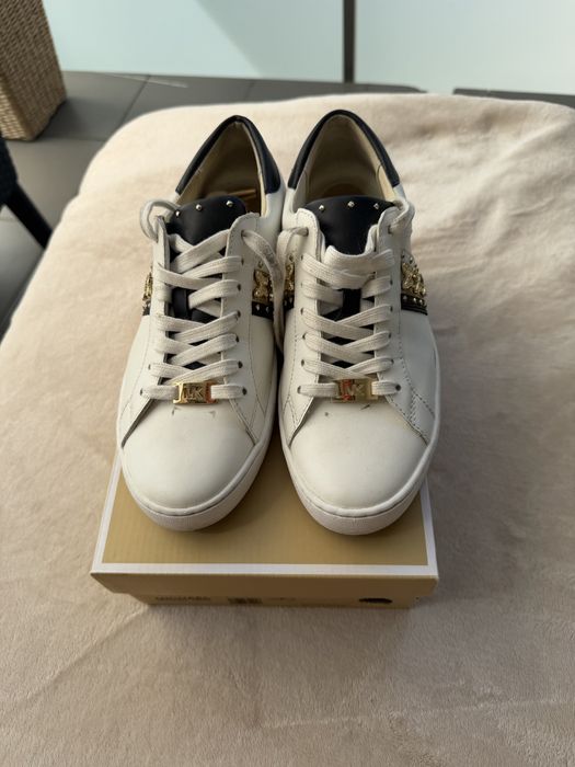 Michael Kors Keaton skórzane sneakersy motyle