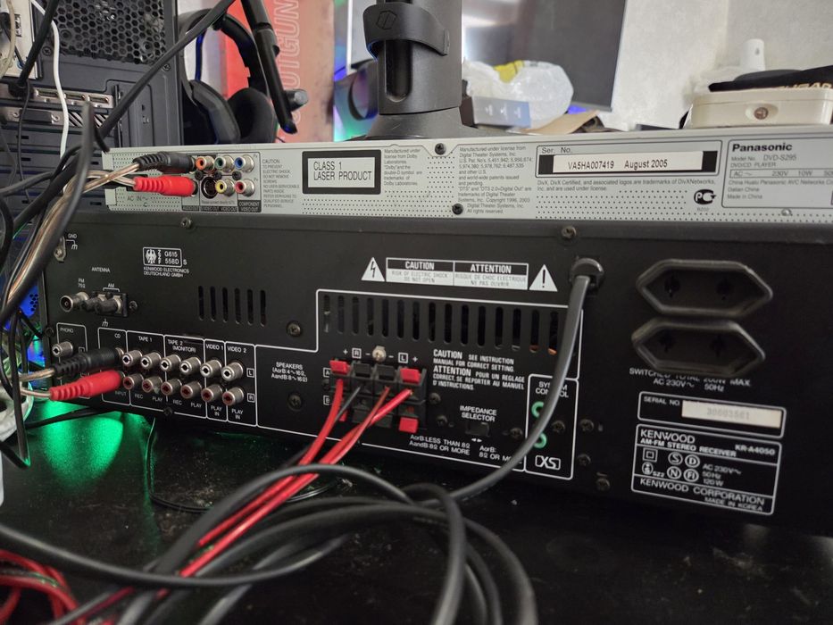 Стереоресивер та дві колонки