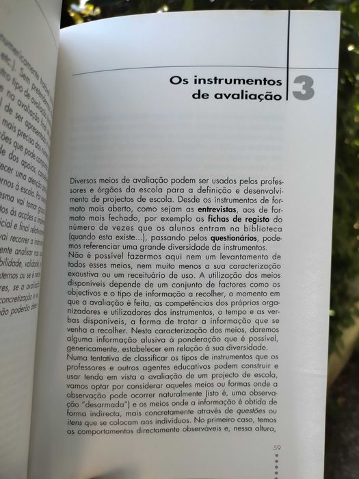 A construção do projecto de escola (Adalberto Dias de Carvalho)
