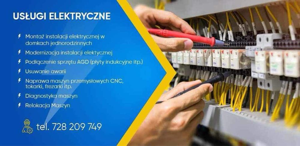 Elektryk/elektromechanik przemysłowy