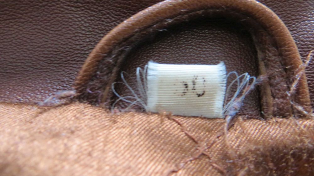 Casaco de pele homem, castanho, tamanho 50