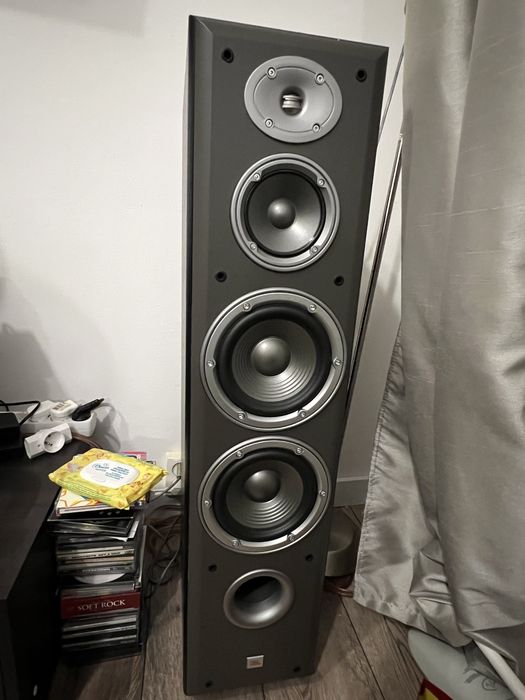 Kolumny JBL E80 plus YAMAHA A 5500 z pilotem