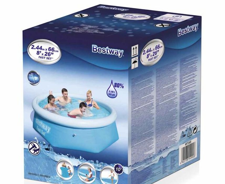 Caixas de piscinas 2 tamanhos para venda para entregas  facil montagem