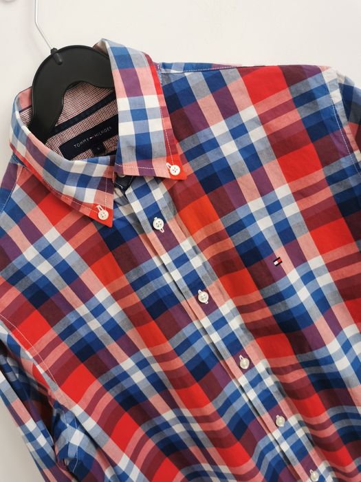 Tommy Hilfiger koszula męska logowana bawełniana S