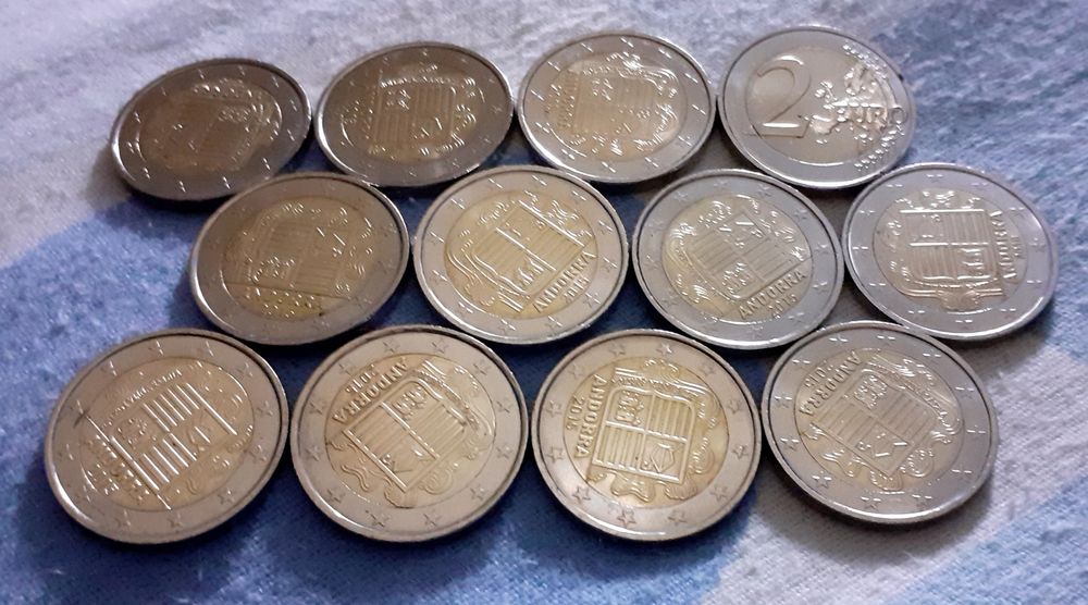 Moedas de coleçao euro de Andorra Proof s/ circulação