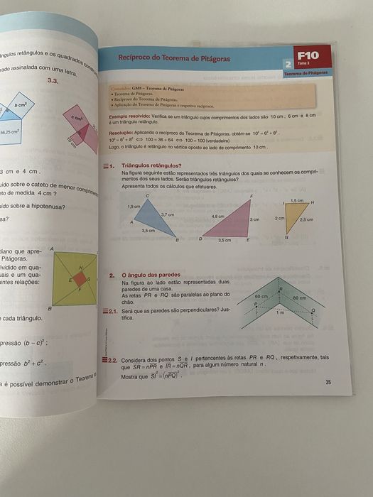 Caderno de atividades de 8 ano de Matematica