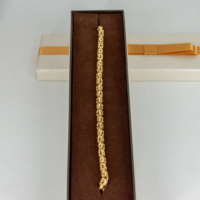 Złoty łańcuszek 585 27,59 gram 60cm 4,2mm Królewski dmuchany NOWY