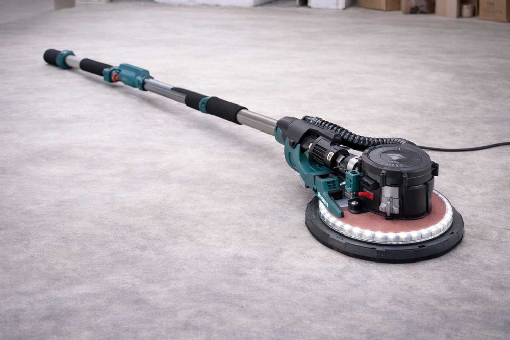 Szlifierka Żyrafa Do Gipsu Gładzi Tynku Ścian 220cm Led + Papier X35