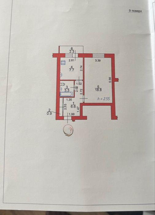 Продаж 1 кімнатної квартири , вул. Привокзальна