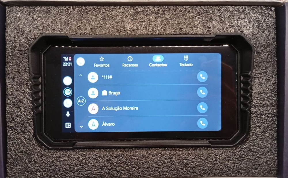 Carpaly para mota android auto 6.25 polegadas