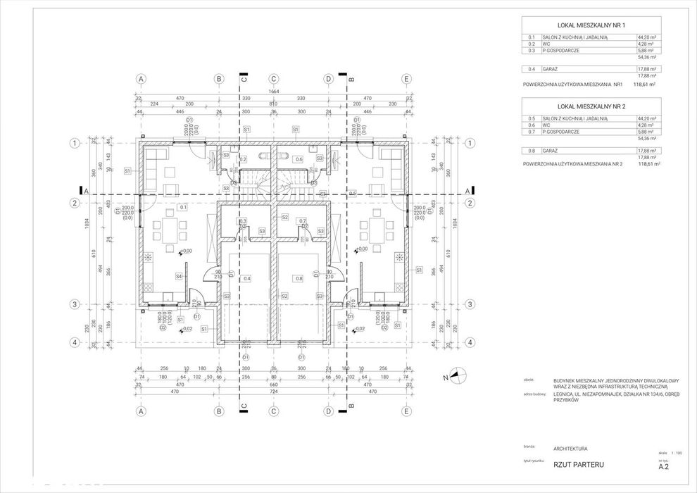 Nowoczesny dom z dużą działką | 136,49 m² | Legnica | Pompa ciepła