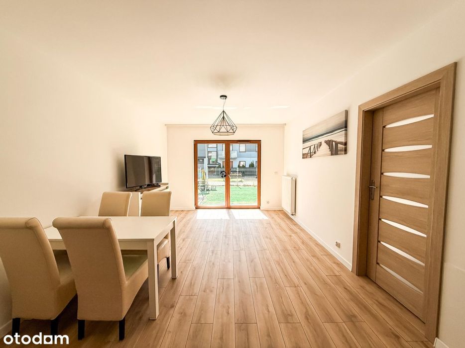 2 pokoje, 41,02m2, miejsce parkingowe, ogródek