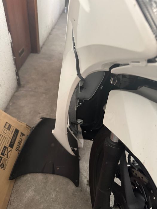 Scooter Honda Vision 110 acidentada