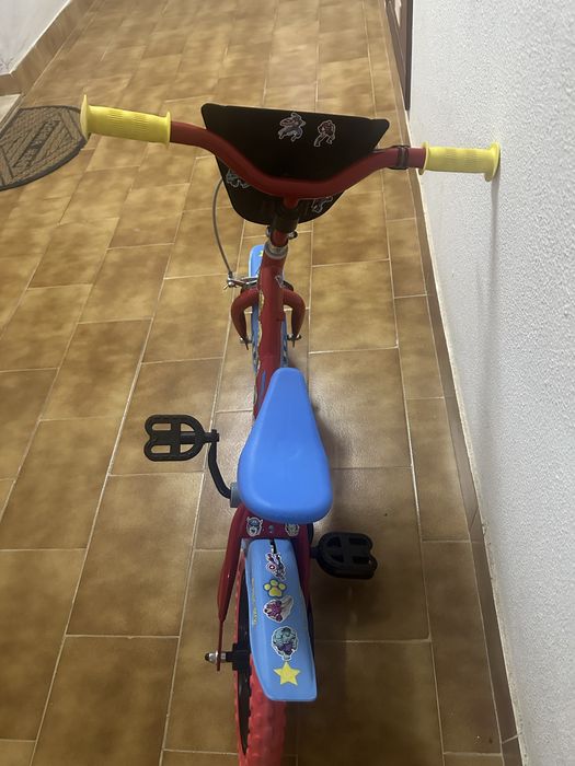 Bicicleta infantil patrulha pata