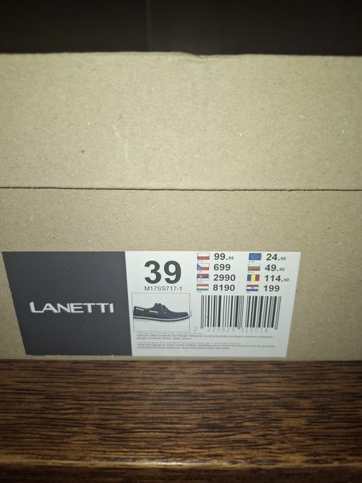 Buty 39 mokasyny komunia
