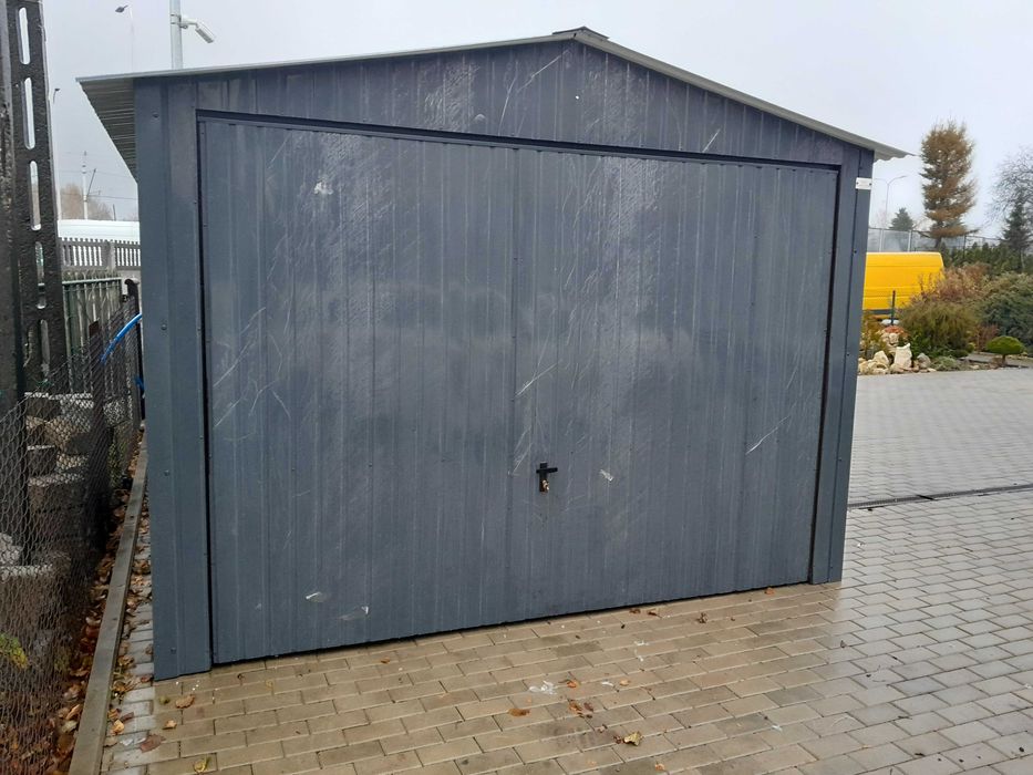 Garaż Blaszany 4x5 Dach dwuspadowy