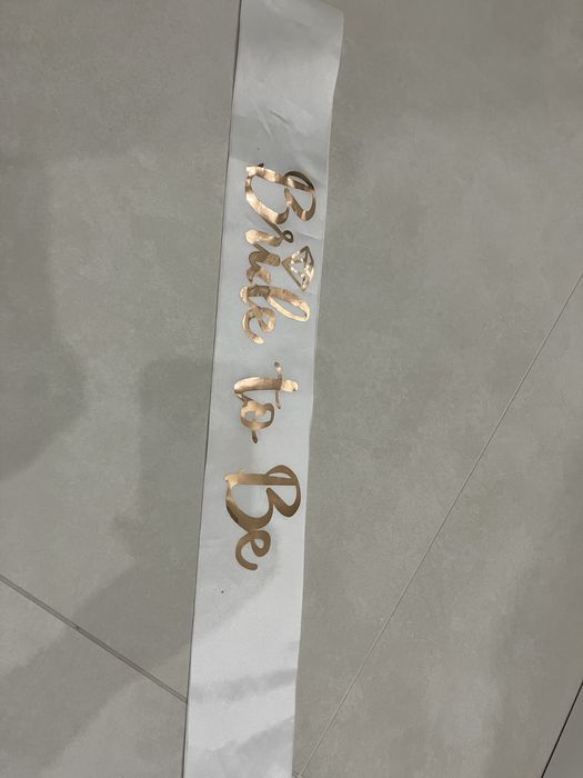 Szarfa Bride to be