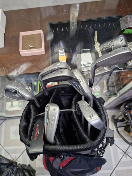 3x Komplet ,Kije golfowe , Wilson,  discovery. Falcon golf