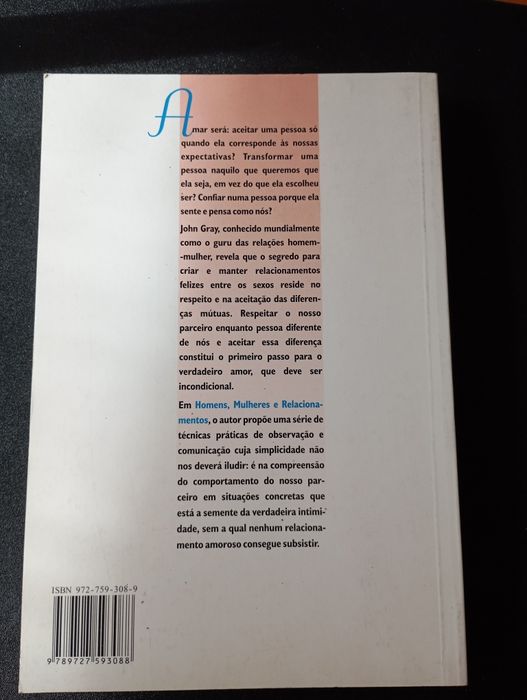 Livro " Homens, Mulheres e relacionamentos