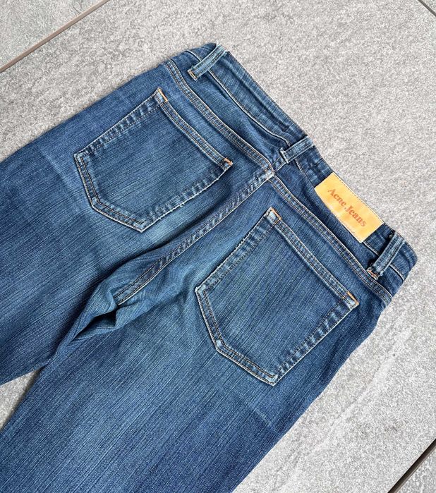 Spodnie jeansowe ACNE JEANS Hep Raw damskie dżinsy slim r. 28/32