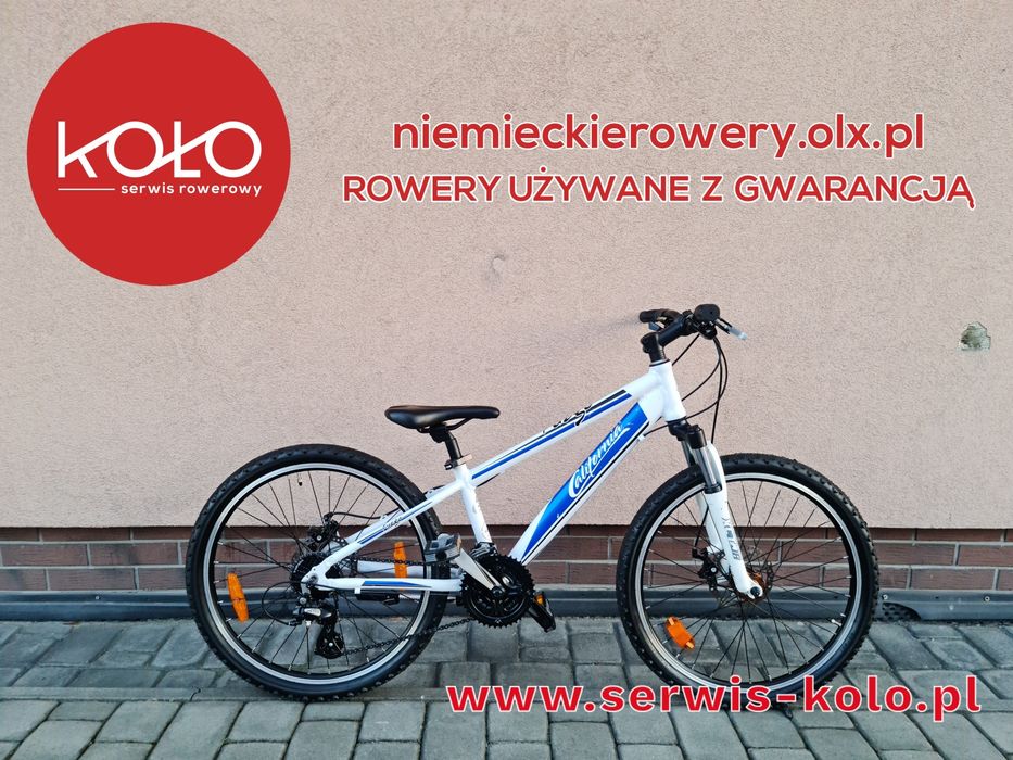 Rower dziecięcy CALIFORNIA koła 24 SHIMANO ALTUS aluminium rabat
