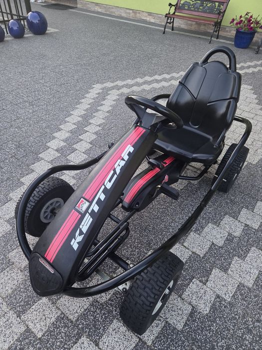 Gokart Kettler na pomowanych kołach