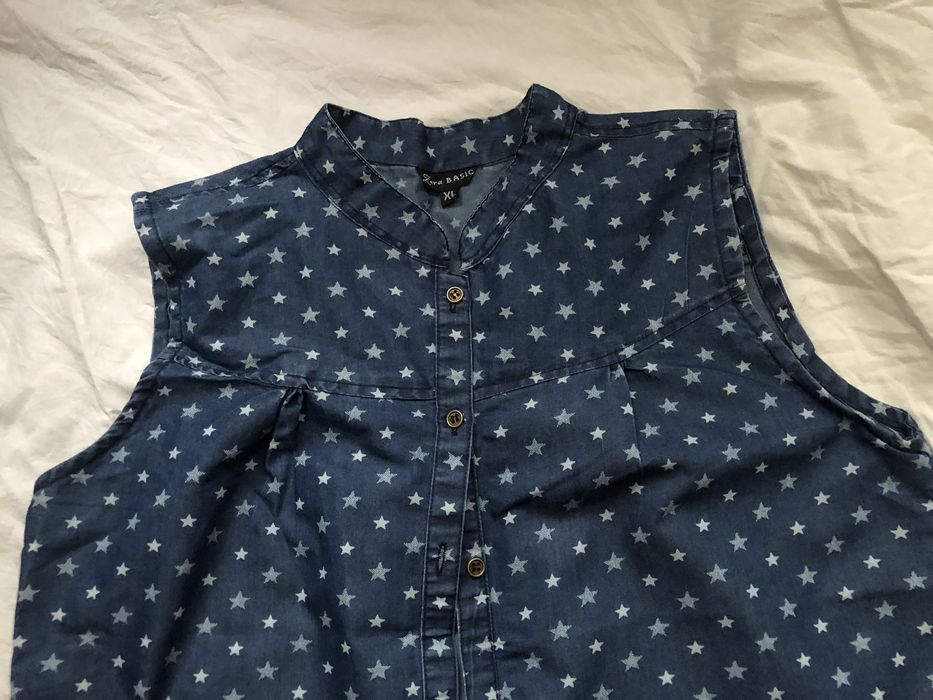 Сорочка без рукавів