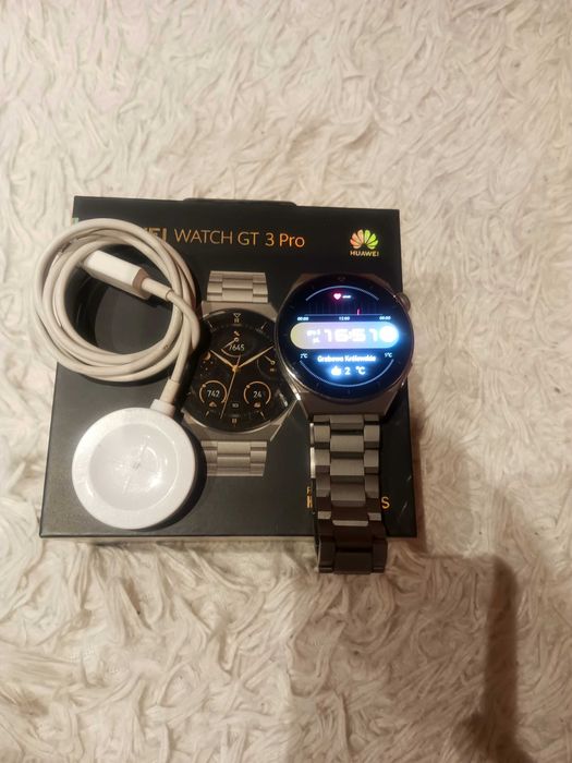 Huawei Watch GT3 Pro Elite - SZAFIR - TYTAN - Bransoleta