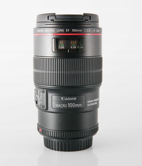 Canon EF Macro 100 f/2.8L IS USM, stan idealny + futerał